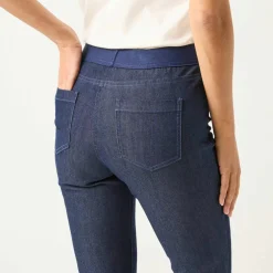 Jegging denim taille élastiquée - grande stature