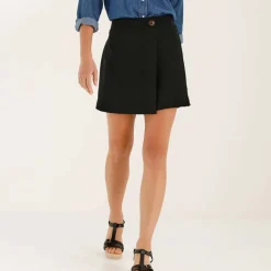 Jupe-short en maille milano