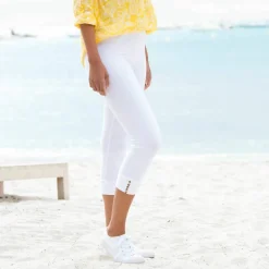 Legging 3/4, bas boutonné