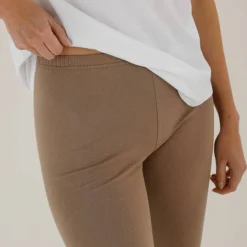 Legging 3/4, bas boutonné