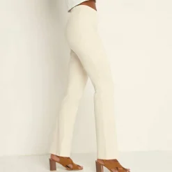 Legging bootcut uni, taille élastiquée