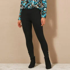 Legging boutons fantaisie