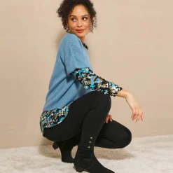 Legging boutons fantaisie