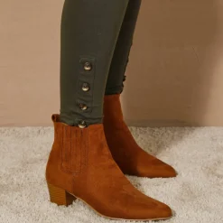 Legging boutons fantaisie