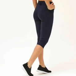 Legging corsaire uni maille stretch