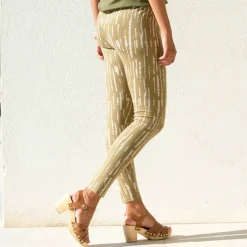 Legging imprimé, taille élastiquée