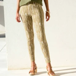 Legging imprimé, taille élastiquée