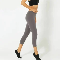 Legging 3/4 maille taille élastiquée