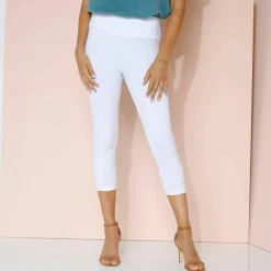 Legging 3/4 taille haute, ventre plat