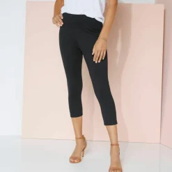 Legging 3/4 taille haute, ventre plat