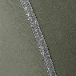 Legging uni bande côté brillante, maille