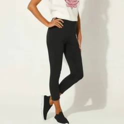 Legging 3/4 uni - lot de 2