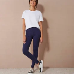 Legging uni maille jersey