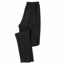 Legging uni maille taille élastiquée