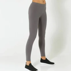Legging uni maille taille élastiquée