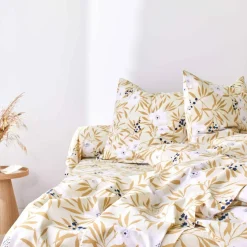 Linge de lit Anna en coton imprimé