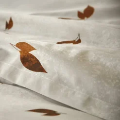 Linge de lit Automne en coton imprimé