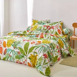 Linge de lit Bali en coton imprimé