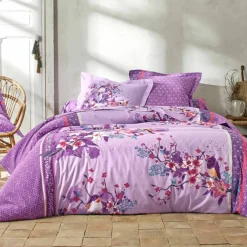 Linge de lit Birdy en coton imprimé oiseaux