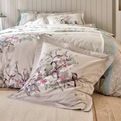 Linge de lit Birdy en coton imprimé oiseaux