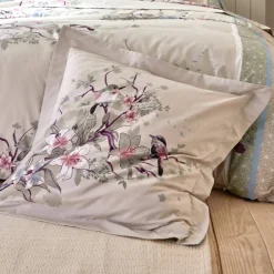 Linge de lit Birdy en coton imprimé oiseaux