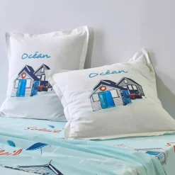 Linge de lit Cabine en coton imprimé