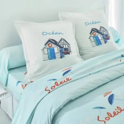 Linge de lit Cabine en coton imprimé