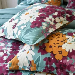 Linge de lit Capucine en coton imprimé