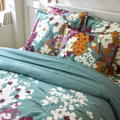 Linge de lit Capucine en coton imprimé