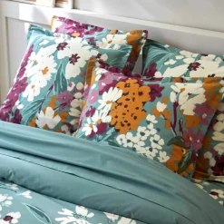 Linge de lit Capucine en coton imprimé