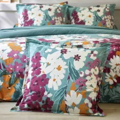Linge de lit Capucine en coton imprimé