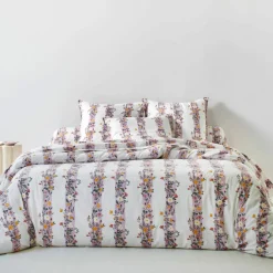 Linge de lit Céleste en coton imprimé