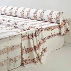 Linge de lit Céleste en coton imprimé