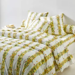Linge de lit Céleste en coton imprimé