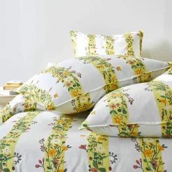 Linge de lit Céleste en coton imprimé