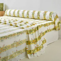Linge de lit Céleste en coton imprimé