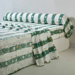 Linge de lit Céleste en coton imprimé