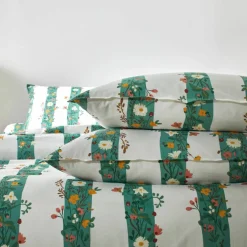 Linge de lit Céleste en coton imprimé