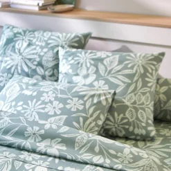 Linge de lit Céline en coton imprimé floral