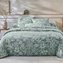 Linge de lit Céline en coton imprimé floral