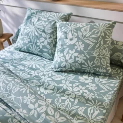 Linge de lit Céline en coton imprimé floral
