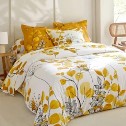 Linge de lit Danae en coton imprimé