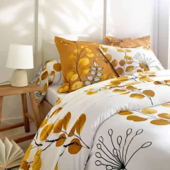 Linge de lit Danae en coton imprimé
