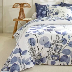Linge de lit Danae en coton imprimé