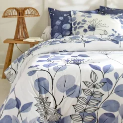 Linge de lit Danae en coton imprimé