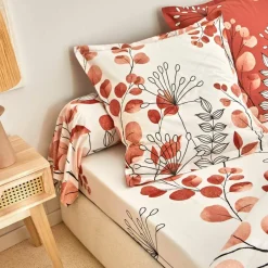 Linge de lit Danae en coton imprimé