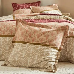 Linge de lit Eddy en coton à motifs graphiques
