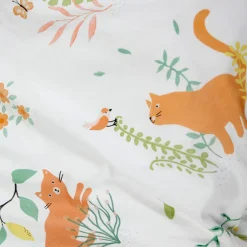 Linge de lit enfant Chafou imprimé chats - coton