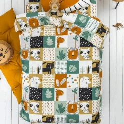 Linge de lit enfant imprimé Africa - coton