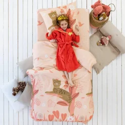 Linge de lit enfant Reina imprimé 1 personne - coton